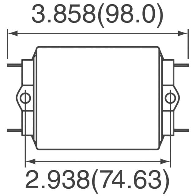 10VV1 TE Connectivity Corcom Filters  Moduli di filtro di linea di alimentazione